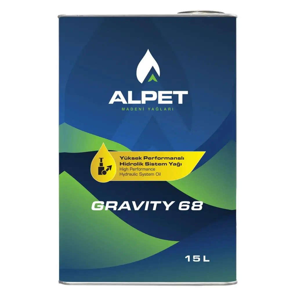 Alpet Gravity 68 Teneke 15 Litre - Hidrolik Sistem Yağı