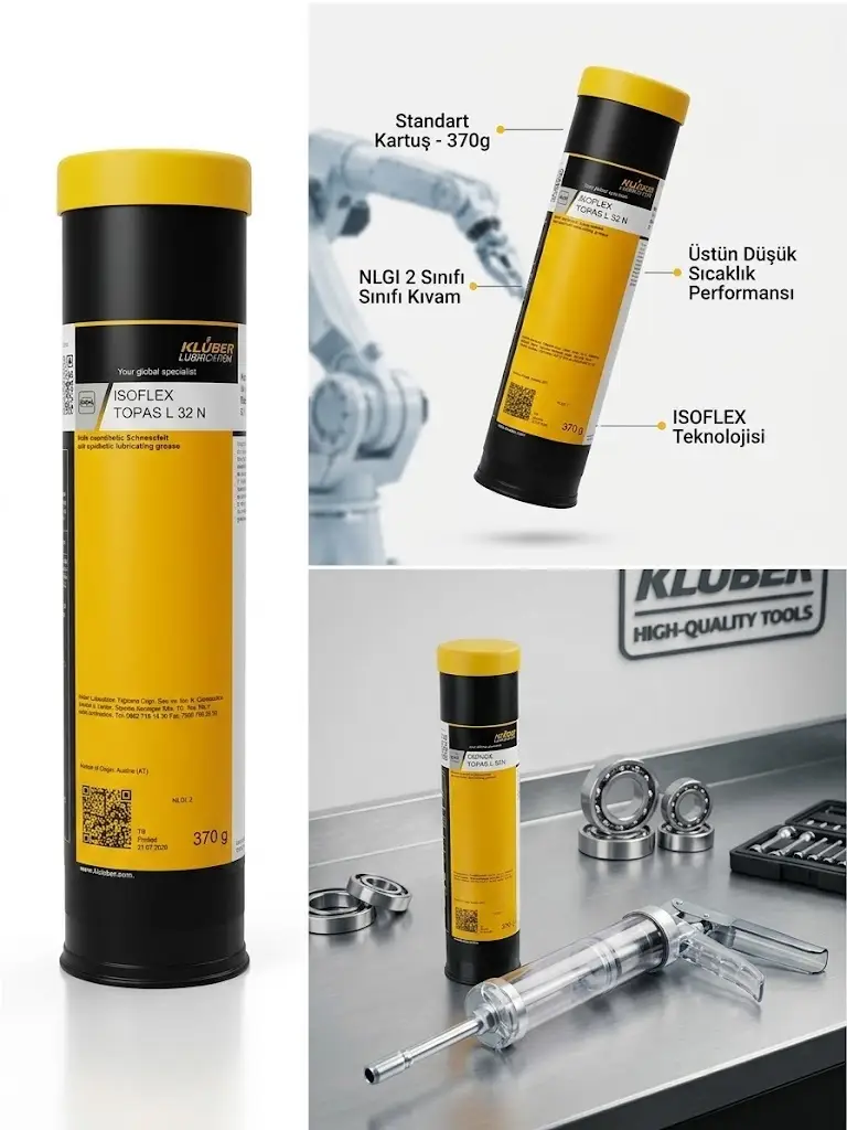 Klüber Isoflex Topas L 32 N - Kova 370 Gr