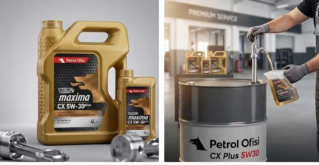 Petrol Ofisi Maxima CX 5W30 Plus Fıçı 175 Kg (206 Litre)