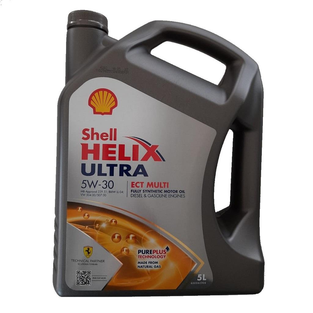 SHELL HELİX ULTRA ECT MULTI 5W30 - 5 LİTRE - VW 504.00/507.00-MB 229.51-BMW LL-04