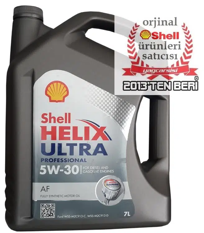 SHELL HELİX ULTRA PROFESSİONAL AF 5W30 - 7 LİTRE
